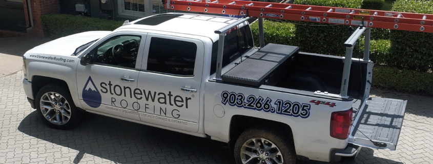 Stonewater Roofing Truck