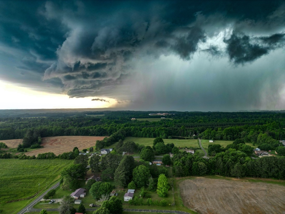 A brewing storm that highlights the importance of regular maintenance to prevent damage and costly repairs.