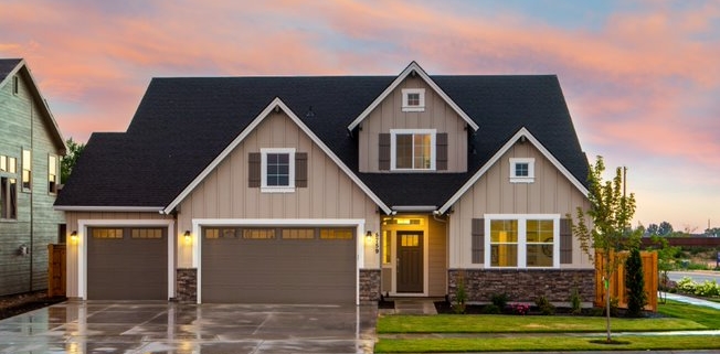 A well-cared-for house that gets regular roof inspections for good maintenance.
