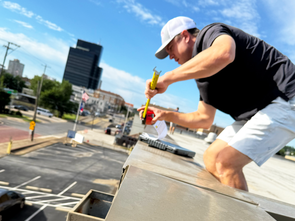 Ronin Gutter Co commercial gutter project